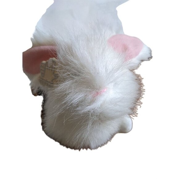 applause Fuzzies bunny Rabbit  Touch of Spring plush toy white pink 7.5  in - Picture 6 of 14